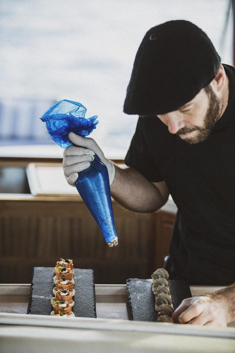 Lifestyle Charters_FELIX_chef, Raphael Matet, working his magic