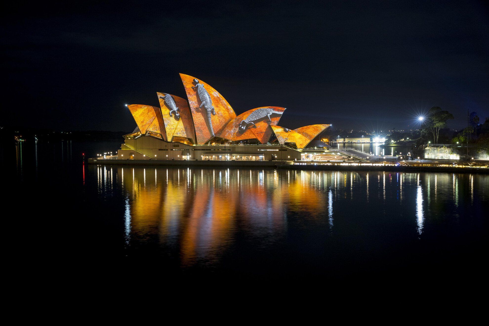 Vivid Sydney from the Harbour