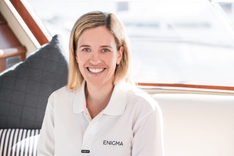 Yacht Crew Member Beams Aboard