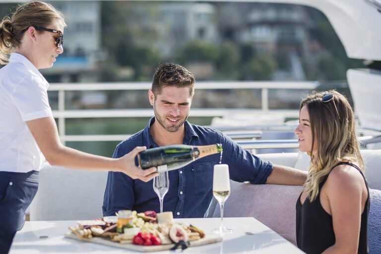 Champagne and Elegance at Sea