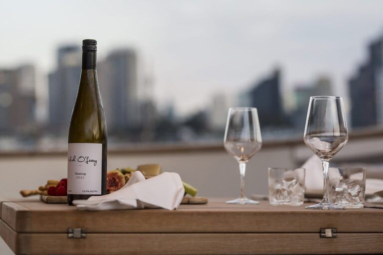 yacht wine pairing sydney