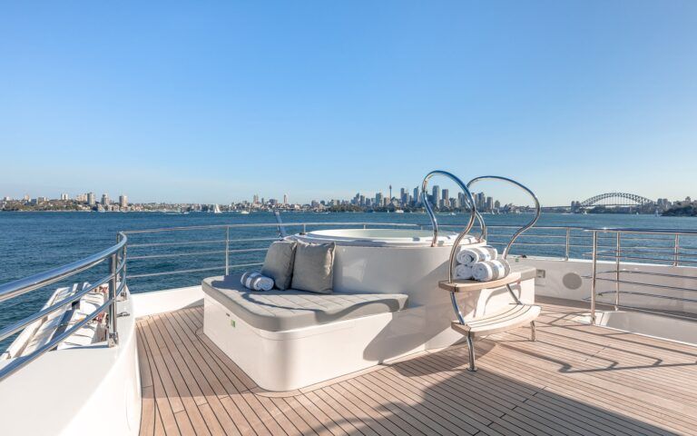 Luxurious Yacht with Sydney Views