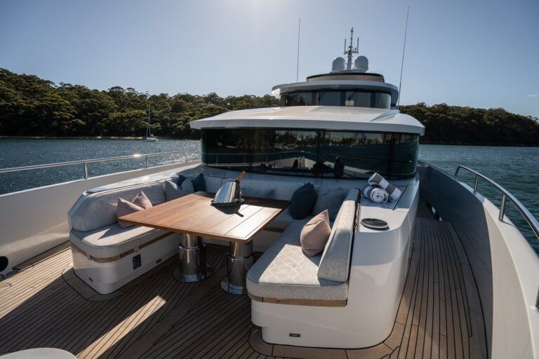 BELLE Charters Forward Deck Seating
